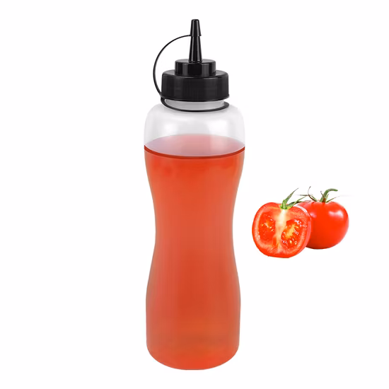 Competitive Disposable Condiment Container Non-Drip Plastic Squeeze Sauce Jar Ketchup Chili Honey Hot Sauce Packaging Bottle